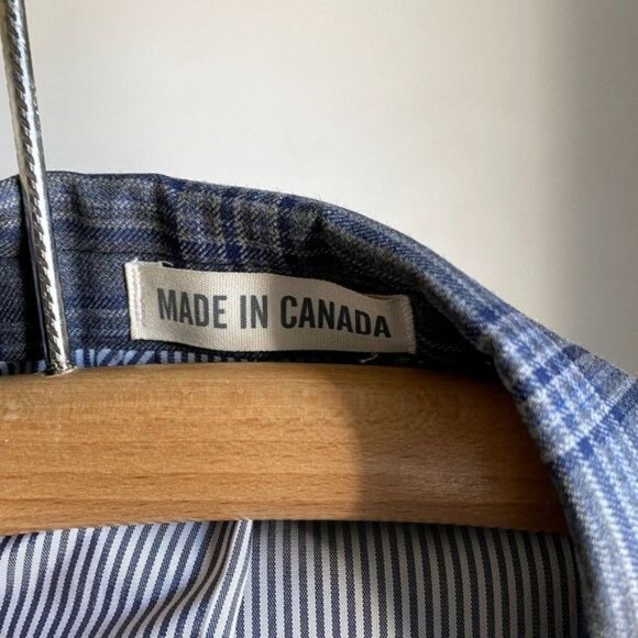 Todd Snyder Mayfair Fit Blazer Wool Sport Coat Jacket Gray Navy Grey Plaid 40R - Picture 8 of 10